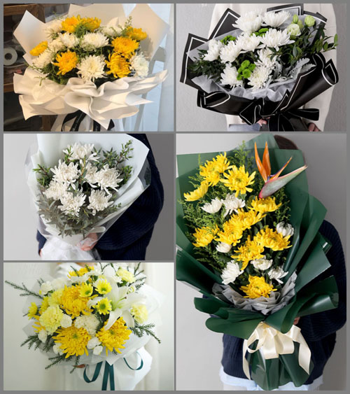 北京朝阳区十八里店地区老君堂社区白事花束代送